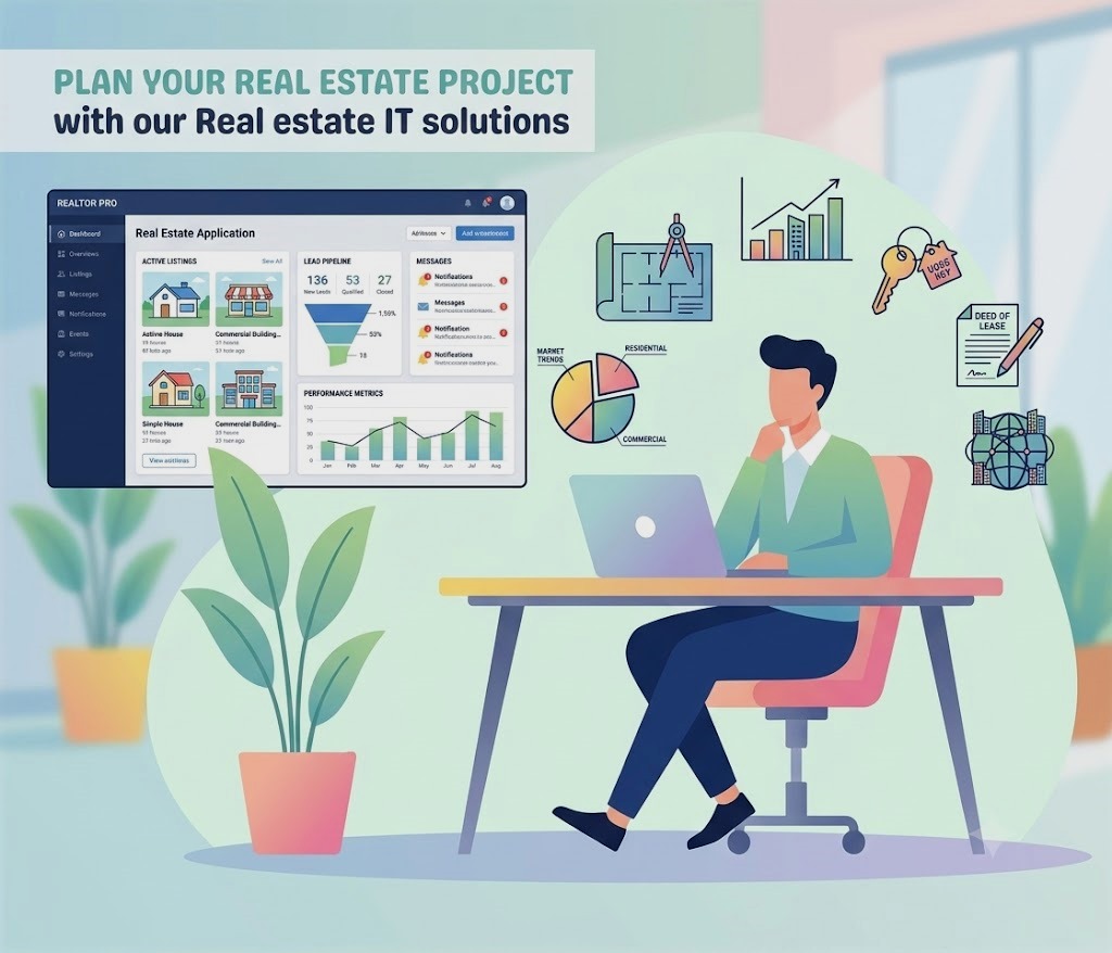 Plan Your Real estate Project with our Real estate IT solutions