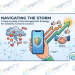 "Navigating the Storm: A Step-by-Step Crisis Management Strategy for Celebrity Content Creators" - A detail guide by HighBhp Info Slolutions, a complete 360° IT Services & Digital marketing company in Kolkata, India