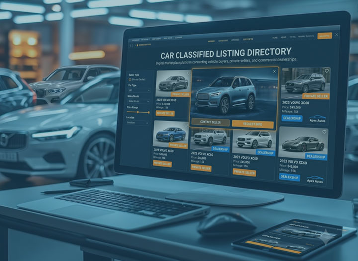 Car Classified Listing Directory