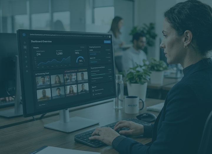 Online Examination & AI Proctoring Portal