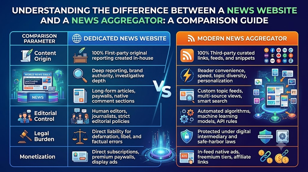 The Ultimate Guide: Understanding the Difference Between a News Aggregator and a News Website