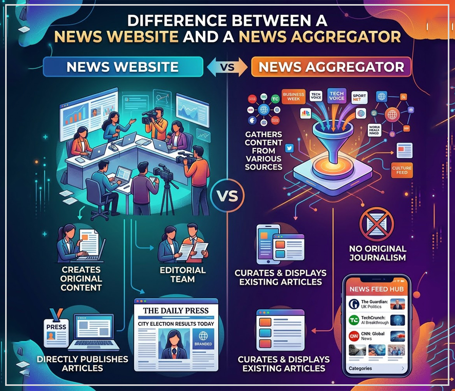 The Ultimate Guide: Understanding the Difference Between a News Aggregator and a News Website