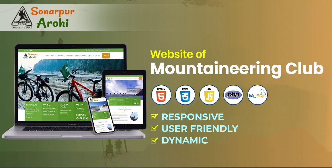 Website of Mountaineering Club
