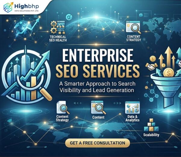 Enterprise SEO Services-A Smarter Approach to Search Visibility and Lead Generation by HighBHP Info Solutions, Kolkata, India