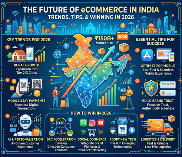 Discover the future of ecommerce in India for 2026. A complete guide on trends, web development, SEO, and starting your successful online business today.